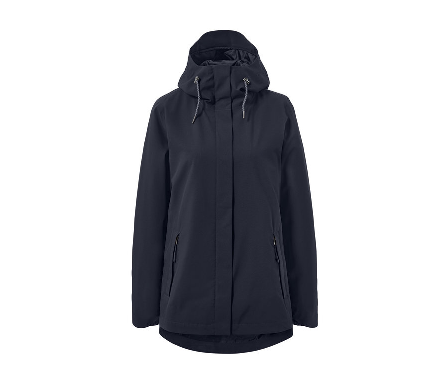 Veste technique outdoor bleu marine.