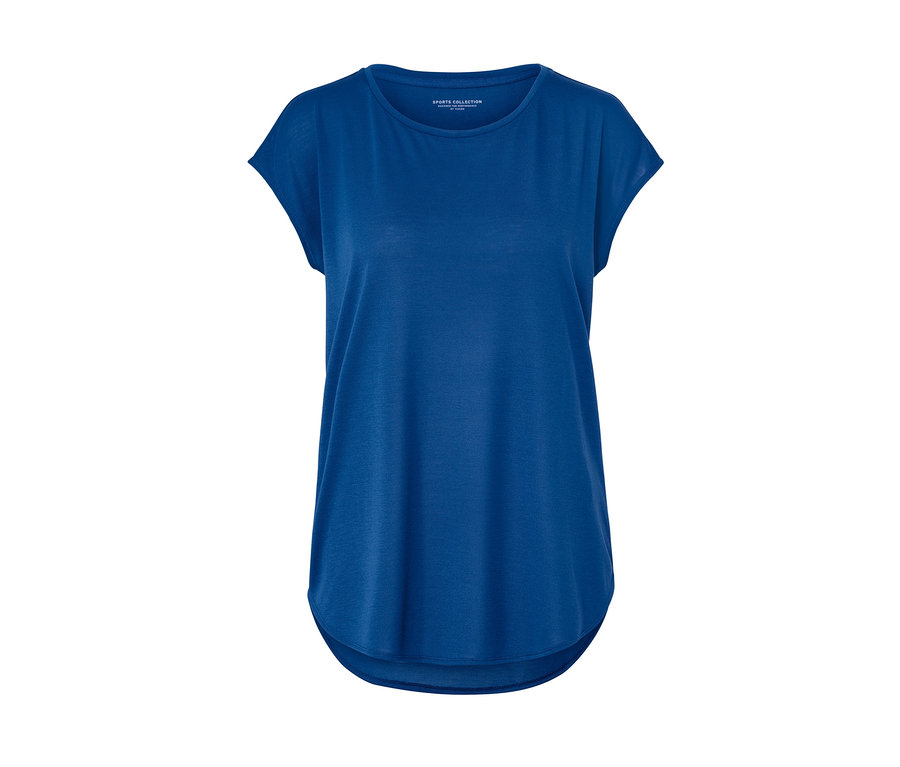 T-shirt de sport bleu.