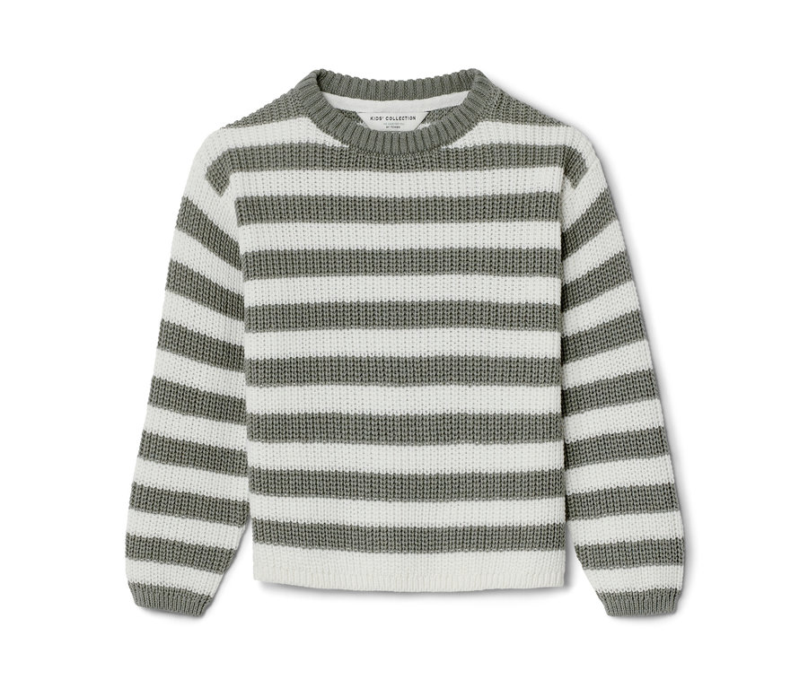 Pull en maille rayé pour enfant.