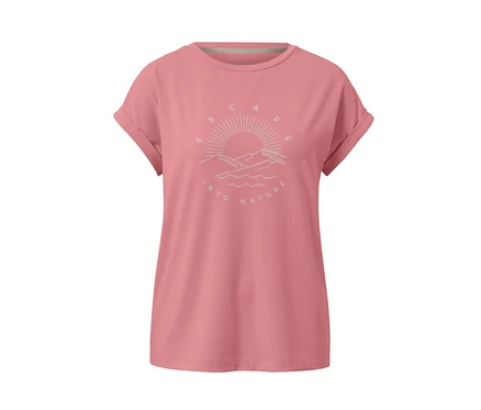 T-shirt à imprimé rose.