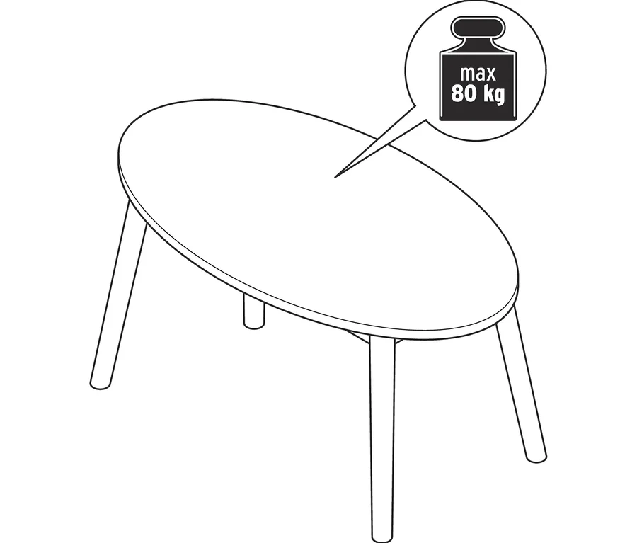 Illustration d'une table basse.