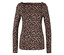 Haut à manches longues pour femmes avec motif animal.