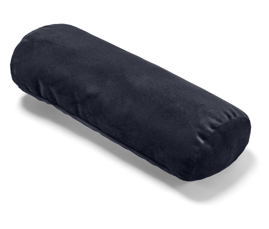 Cylindre bleu foncé sur fond blanc.