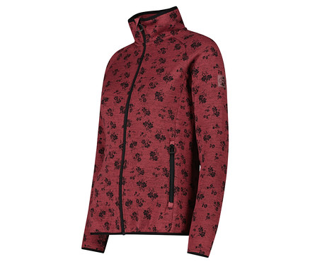 Veste polaire tricotée CMP pour femme, couleur baie