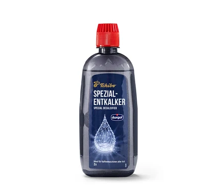 Une bouteille de détartrant spécial durgol® de 400 ml avec un bouchon rouge sur un fond blanc.