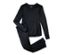 Sous-vêtements thermiques noirs.