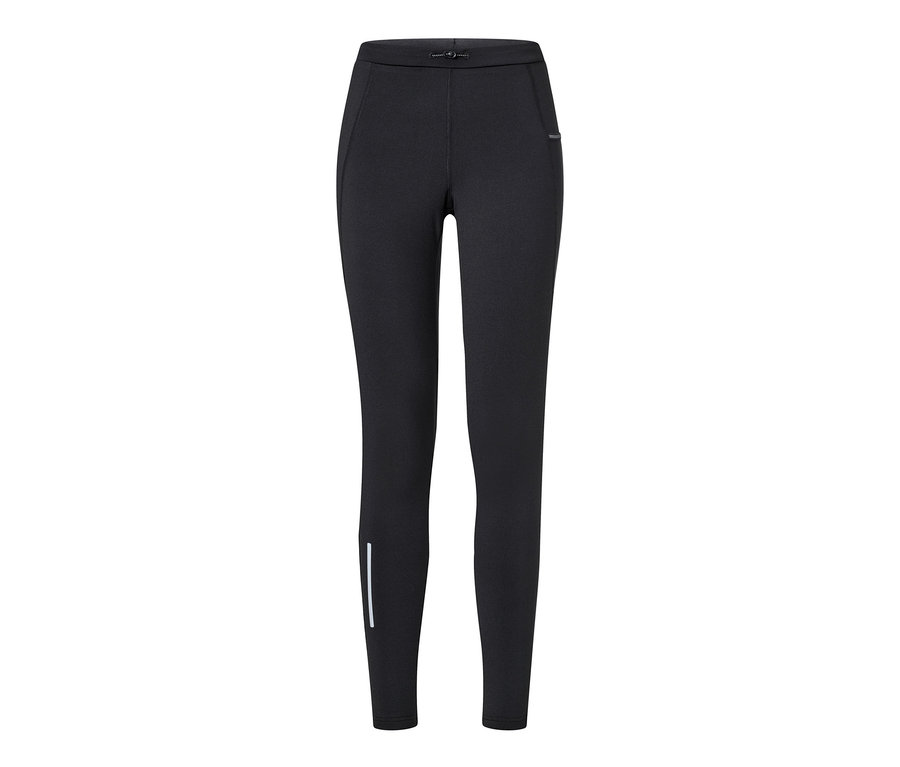 Legging thermique de course noir.