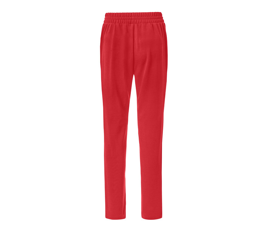 Pantalon de jogging rouge.