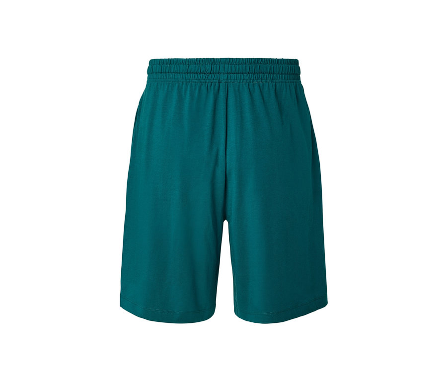 Short relax de couleur pétrole.