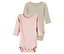 Deux bodies pour bébé NAME IT, keepsake lilac, sont superposés.