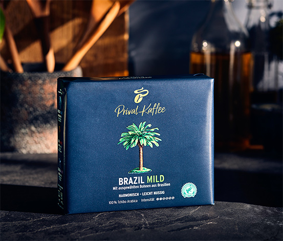 Privat Kaffee Brazil Mild moulu 9x 500 g