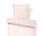Parure de lit en coton premium, taille normale, rose