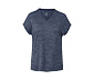 T-shirt fonctionnel, bleu foncé chiné