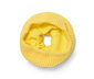Écharpe tube en maille, jaune