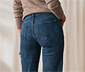 Jeans à longueur raccourcie