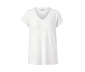 T-shirt en mélange de lin, blanc