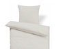 Parure de lit en coton premium, beige, taille normale