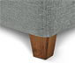 Lit à sommier tapissier Scapa, env. 160 x 200 cm, gris clair