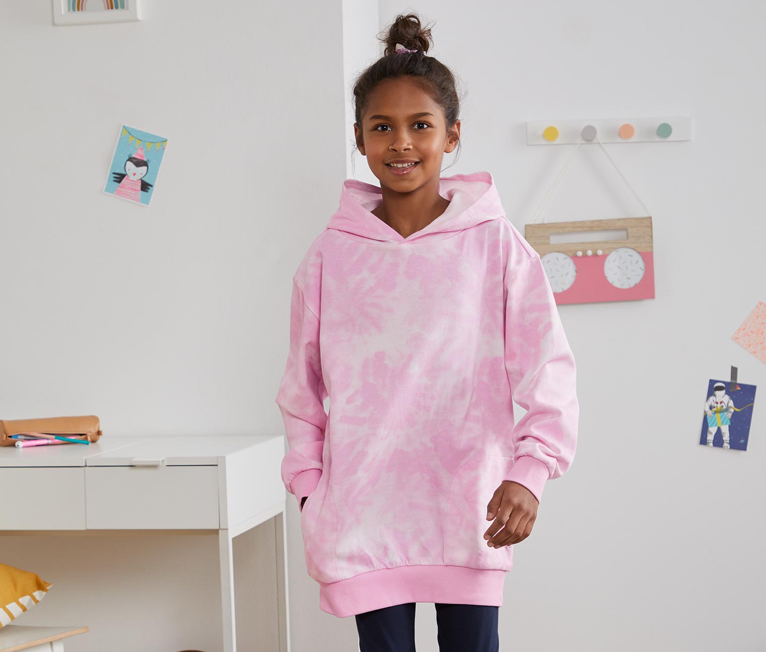 Sweat-shirt à capuche en coton bio