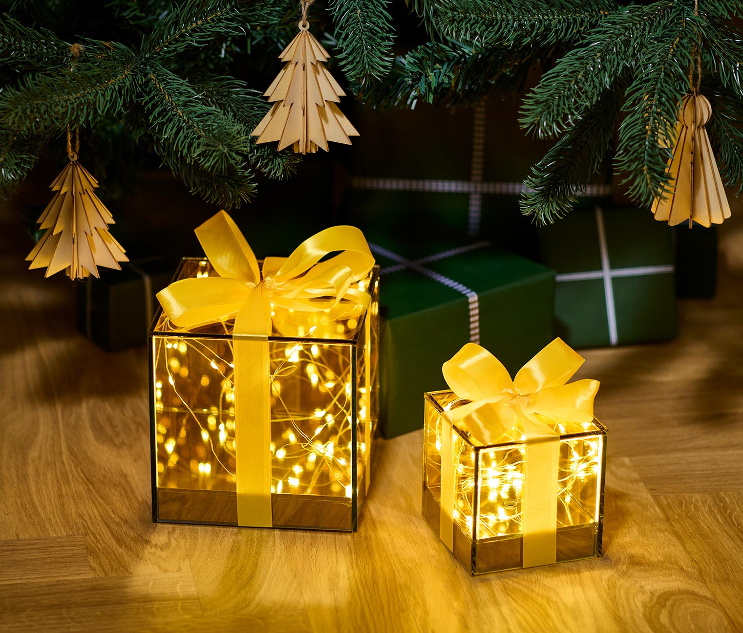 Ensemble de cadeaux à LED