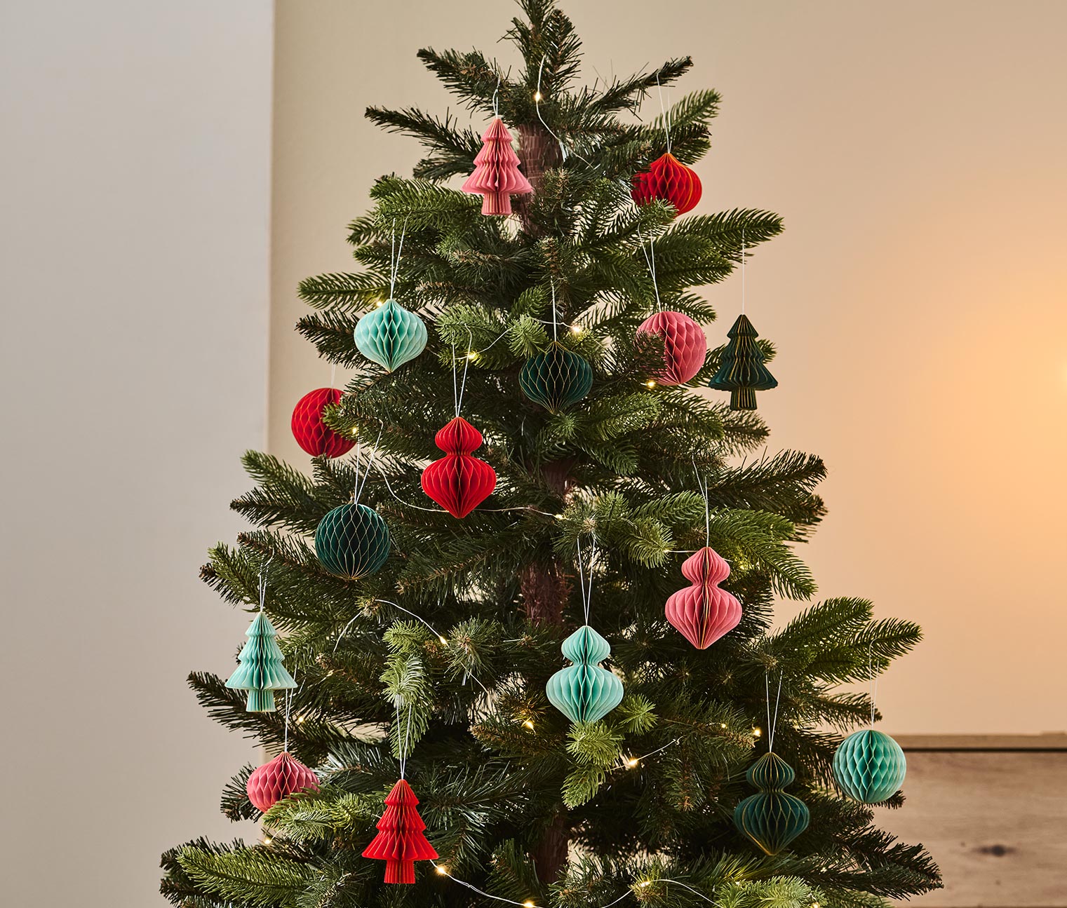 Set de 16 décorations d’arbre de Noël