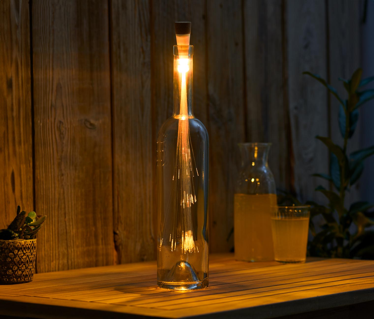 Bouchon à LED avec batterie