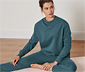Sweatshirt de yoga, vert émeraude foncé