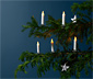 12 bougies à LED pour sapin de Noël