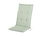 Coussin pour chaise à dossier haut, vert feuillage