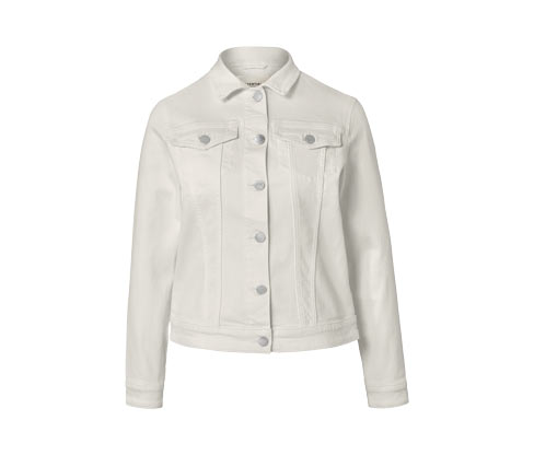 Veste en jean, couleur crème