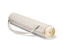 Tapis de yoga en laine vierge