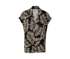 Blouse imprimée avec encolure en V