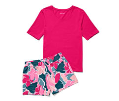 Ensemble pyjama shorty