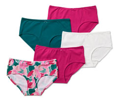 5 culottes, multicolore