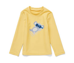 T-shirt pour enfant avec indice de protection UV 80, koala