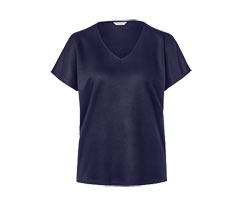 Blouse structurée, bleu foncé