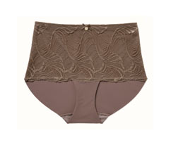 Panty taille haute « sculptant légèrement la silhouette », nougat