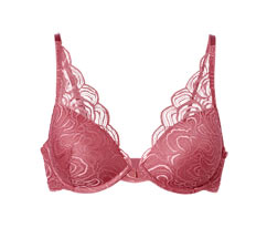 Soutien-gorge à coques, bois de rose
