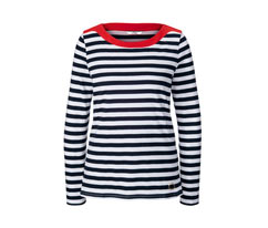 T-shirt long à rayures