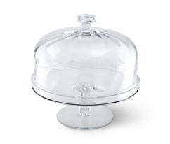 Plat à gâteau avec cloche