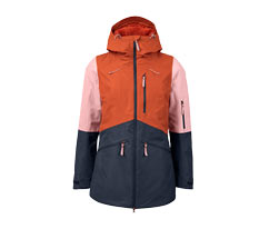 Veste de ski et de snowboard, motif color blocking