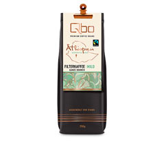 Qbo Premium Coffee Beans de la « Coopérative Homa » Café filtre Doux – 250 g en grains entiers