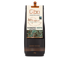Qbo Premium Coffee Beans de la « Coopérative Homa » Café filtre Corsé – 250 g en grains entiers