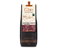 Qbo Premium Coffee Beans de la « Coopérative Homa » Café crème Corsé – 250 g en grains entiers