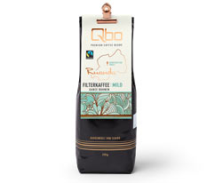 Qbo Premium Coffee Beans « Coopérative Sholi » Café filtre doux - 250 g Grains entiers