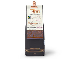 Qbo Premium Coffee Beans « Coopérative Sholi » Caffè Crema intense - 250 g Grains entiers