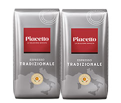 Espresso Tradizionale Piacetto - 2x 1 kg de grains entiers
