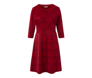 Robe en jacquard à carreaux