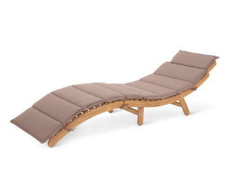 Chaise longue ondulée et pliable « Lenja »