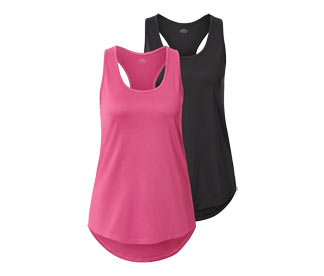 2 tops fonctionnels, fuchsia et anthracite